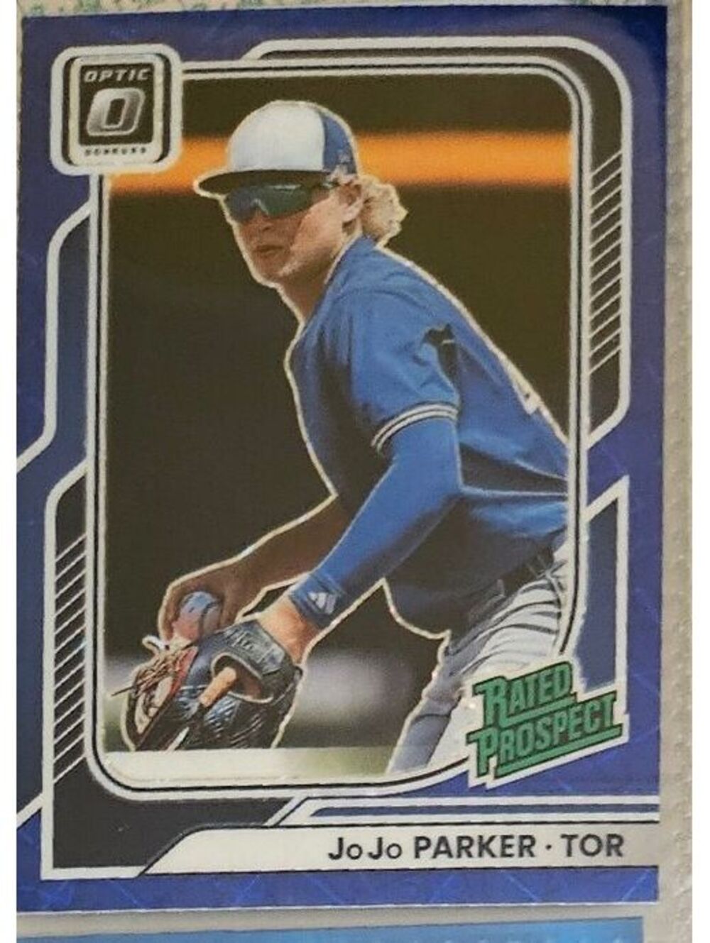 Jojo Parker [Blue Optic] (Rated Prospect) #115 - 2026 Panini Donruss - Toronto